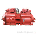 Excavator HD1250 ชิ้นส่วน HD1250 Excavator Hydraulic Pump